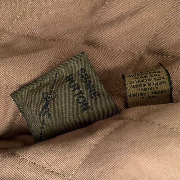 Roundtree & Yorke Outfitters Premium Leather & Wool Lined Jacket Size L - Picture 11 of 12